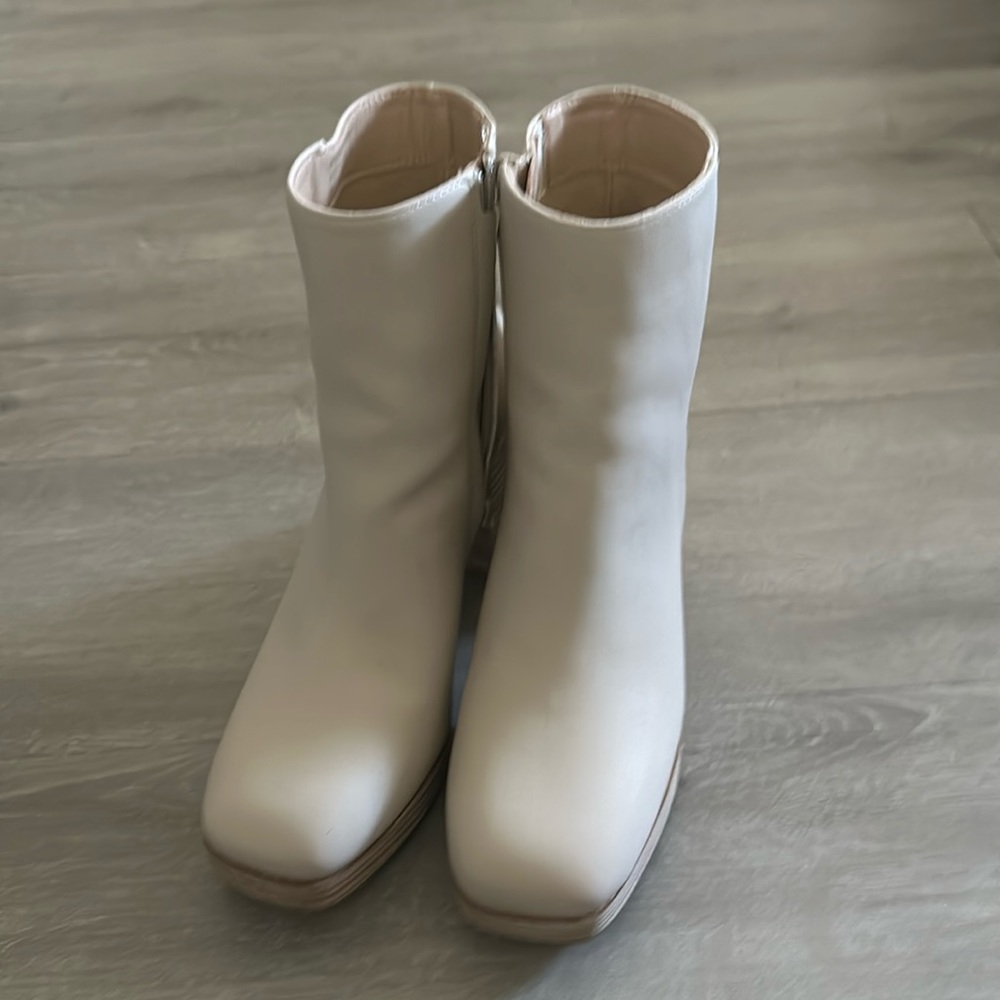 Never been worn leather booties